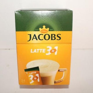 Кофе Якобс Монарх 3в1 Лате напиток кофейный растворимый в стиках, 24 шт