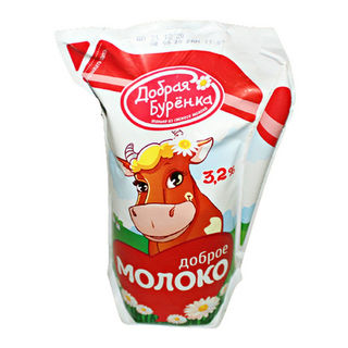 Молоко питьевое ультрапастеризованное Добрая Буренка 3,2% 950 мл