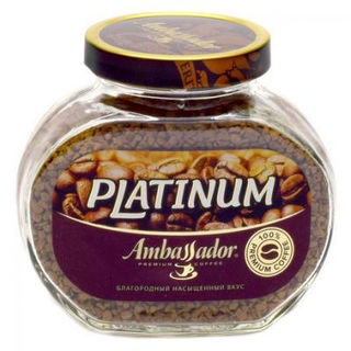 Кофе растворимый Амбассадор Платинум 95г