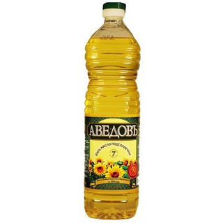 Масло Аведовъ подсолнечное рафинированное дезодорированное 1л