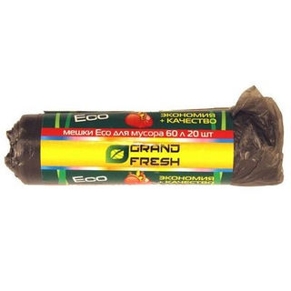 Grand fresh мешки Elephant для мусора, 60л, 20шт