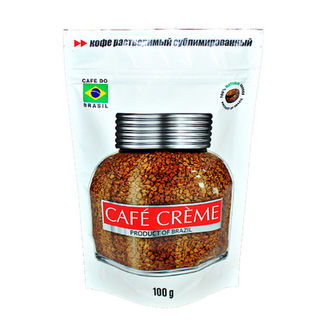 Кофе Кафе крем 100г мягкая упаковка