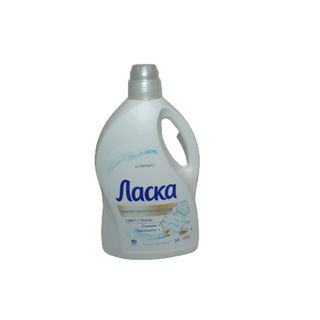 Гель для стирки Ласка Эффект восстановления Сияние белого 3л