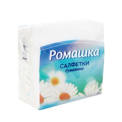 Салфетки 24*24 1сл 70л Ромашка Лилия