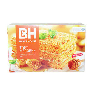 Торт Медовик бисквитный Baker House 350г