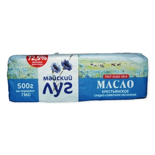 Масло Майский Луг 72,5 %500г