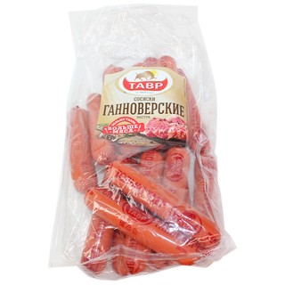 Сосиски ганноверские экстра  0,999кг Тавр
