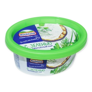 Сыр творожный Хохланд с зеленью 140гр