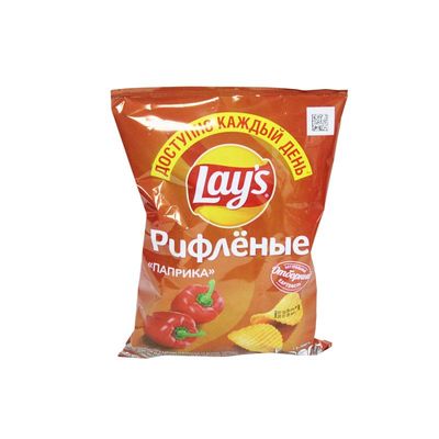 Чипсы рифленные Лейс 70г Паприка