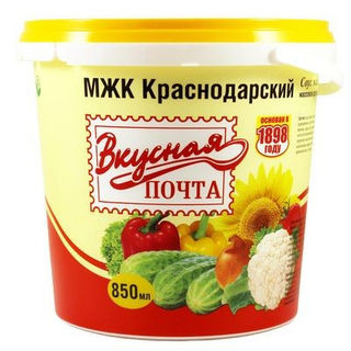 Майонез МЖК Вкусная почта 25% ведро 842мл.