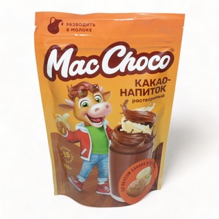 МакЧоко Какао-напиток вкус банан-печеньеь 235г д/п