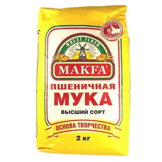 Мука Макфа пшеничная высший сорт, 2кг