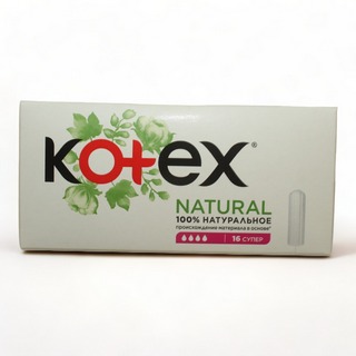 Тампоны Котекс Natural супер 16шт