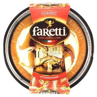 Торт Русский Бисквит Феретти клубника со сливками 400г.