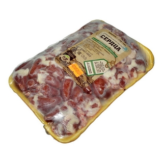 Куриные сердечки лоток 1кг