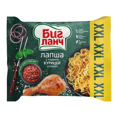 Лапша Биг Ланч 100г СОТЕ с курицей и прян. травами