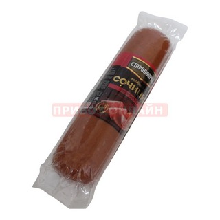 Колбаса Сочинка зернистая с сочной грудинкой 0,834кг