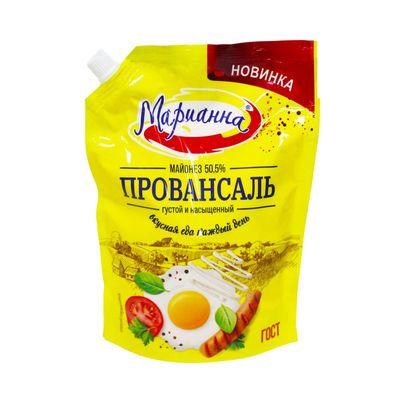 Майонез Марианна классический 700г с дозатором 50,5% м/у