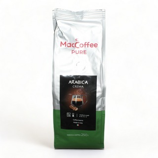 Кофе Маккофе Pure Arabica Crema 250г ЗЕРНО м/у