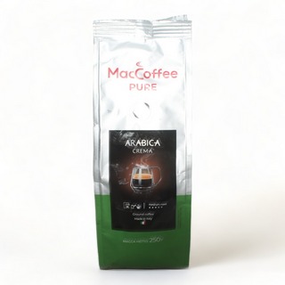 Кофе Маккофе Pure Arabica Crema 250г МОЛОТЫЙ м/у