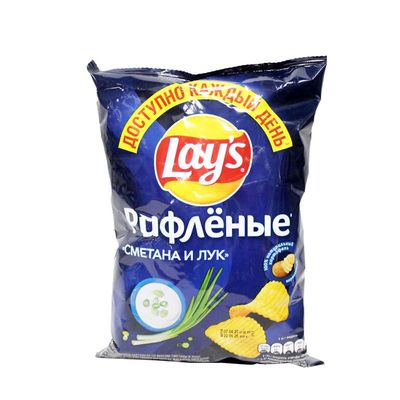 Чипсы Лейс 70г Сметана и лук