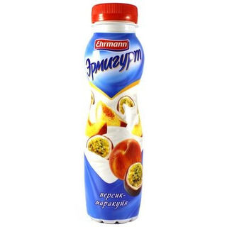 Йогурт питьевой Эрмигурт персик-маракуйя 1,2% 290г