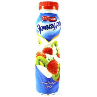 Йогурт питьевой Эрмигурт клубника-банан 1,2% 290г