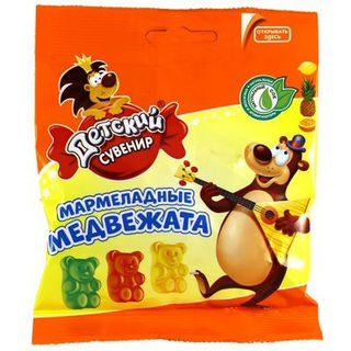 Мармелад  Славянка  Детский сувенир , медвежата, 70 г