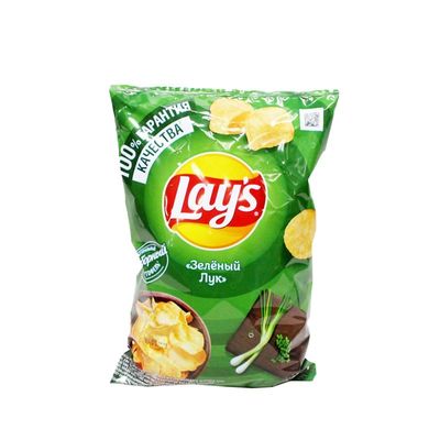 Чипсы Лейс 140г Зеленый лук