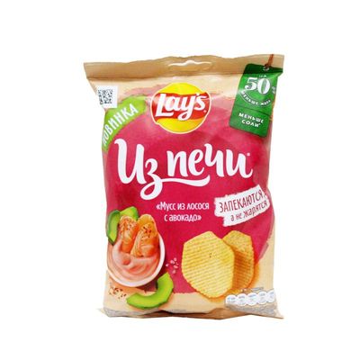 Чипсы Лейс из печи Мусс из Лосося авок 81