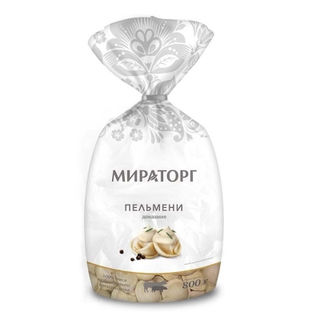 Пельмени Домашние свино-говяжьи Мираторг 800г