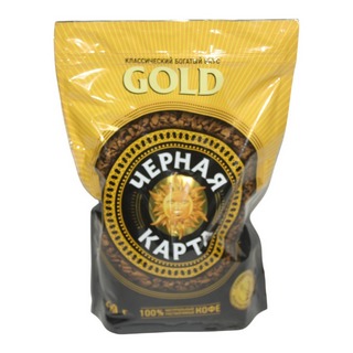 Кофе Черная карта Голд 240г Мягкая упаковка