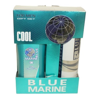 Подарочный набор для мужчин Блю Марин пена для бритья,гель для душа