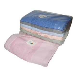 Полотенце Банное вафельное цветы 320666