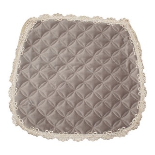 Чехол на стулья кружевной светло-серый