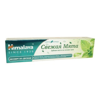 Зуб паста гель Минт фреш Himalaya herbals 75мл Освежающая мята 82561