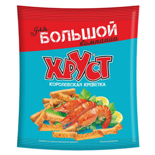 Сухарики Хруст  Королевская креветка 100г.