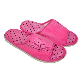 Женские комнатные тапочки в горох б