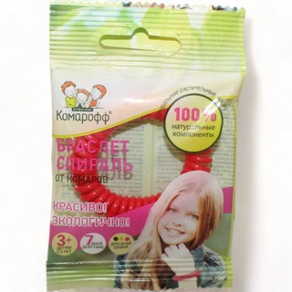 Браслет ср-во репелентное от комаров роз./син. 66750600