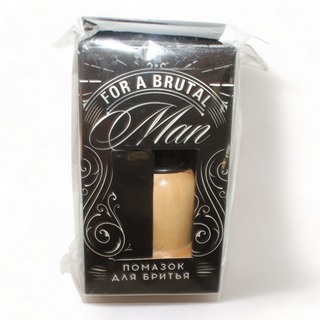 Помазок для бритья Настоящий мужик 9х3см 6853260